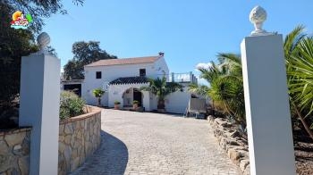 Iznajar, stunning detached Cortijo with 3 beds & 2 bath, the swimming pool is set in a large sun terrace with fabulous views especially at sunset