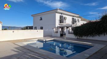 Fuente del Conde, Delightful end of terrace village property with swimming pool, great outside space consisting of a garden various terraces & garage